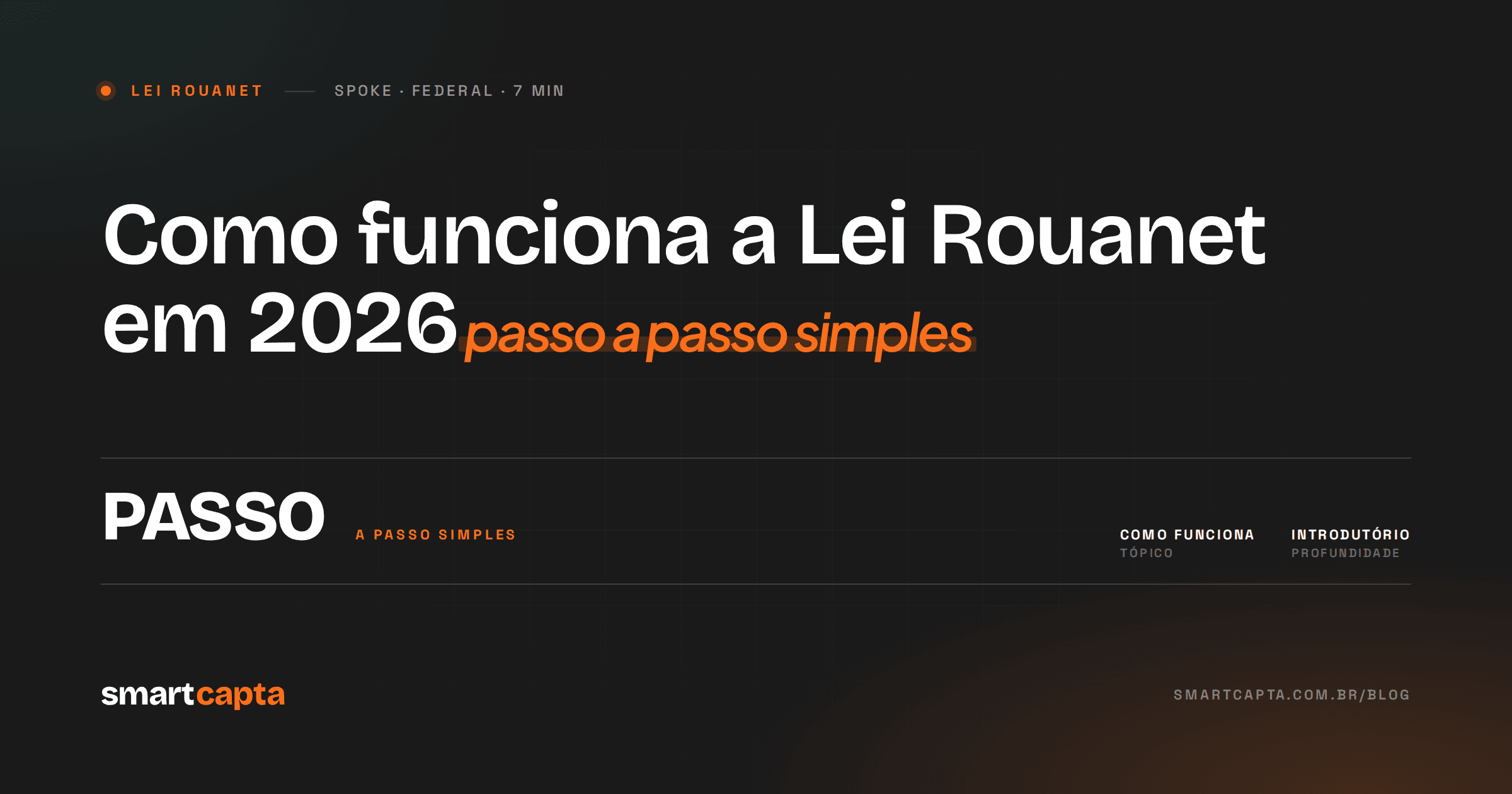 Captação via Lei Rouanet — passo a passo